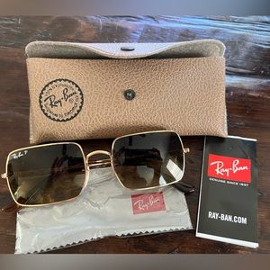 Ray-Ban 1969 Rectangle Glasses. NWOT